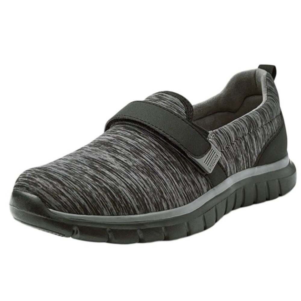 Anodyne Womens No. 11 Sport Trainer Sneakers US 10 XWIDE Black Grey GUC